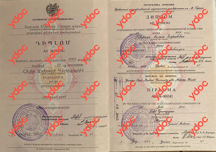 Документы и фотографии - Геворкян Л.