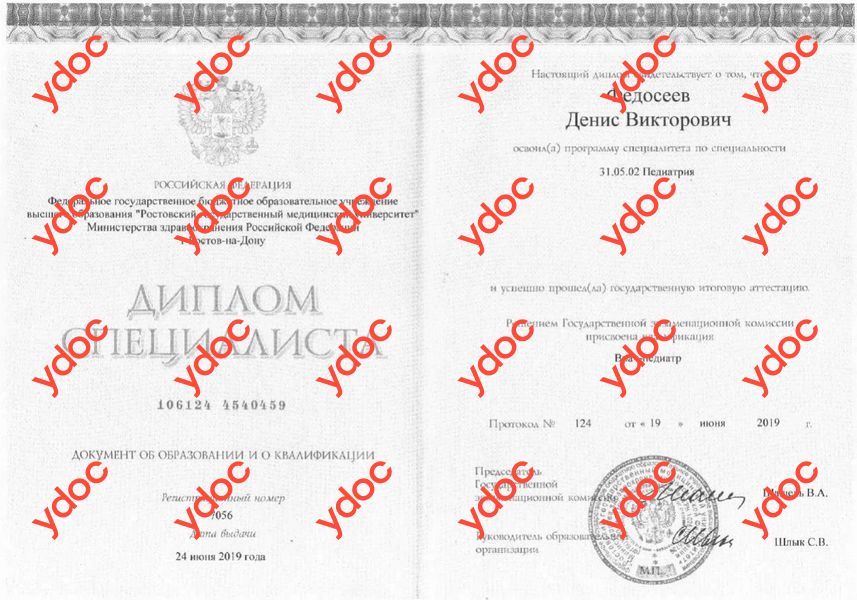 Документы и фотографии - Федосеев Д. В.