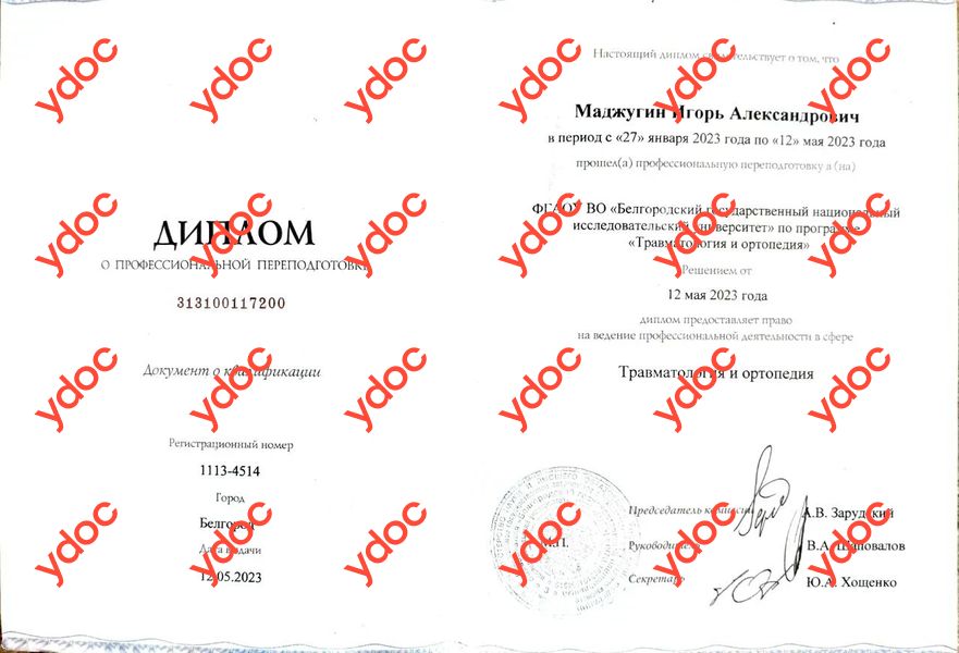 Документы и фотографии - Маджугин И. А.